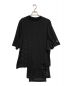 RICK OWENS（リック オウエンス）の古着「Mesh Toga Tee」｜ブラック