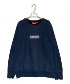 SUPREMEシュプリーム）の古着「Box Logo Crewneck」｜ネイビー