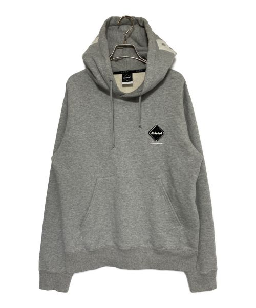 F.C.R.B.（エフシーアールビー）F.C.R.B. (エフシーアールビー) LOGO PULLOVER SWEAT HOODIE グレー サイズ:Sの古着・服飾アイテム