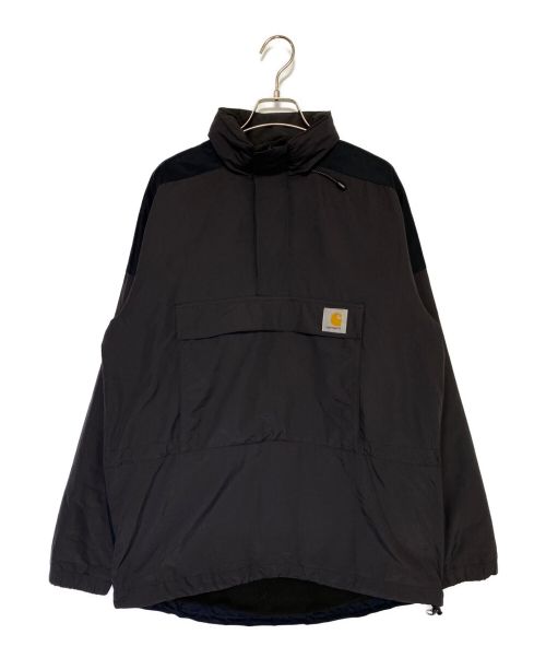 Carhartt WIP（カーハート ワークインプログレス）Carhartt WIP (カーハートダブリューアイピー) JUSTIN PULLOVER  ブラック サイズ:Mの古着・服飾アイテム