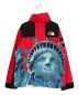 SUPREME (シュプリーム) THE NORTH FACE (ザ ノース フェイス) Statue of Liberty Mountain Jacket レッド×ブラック サイズ:M：42800円