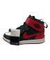 NIKE (ナイキ) AIR JORDAN 1 HIGH FLYEASE ブラック×レッド サイズ:US7.5：11000円