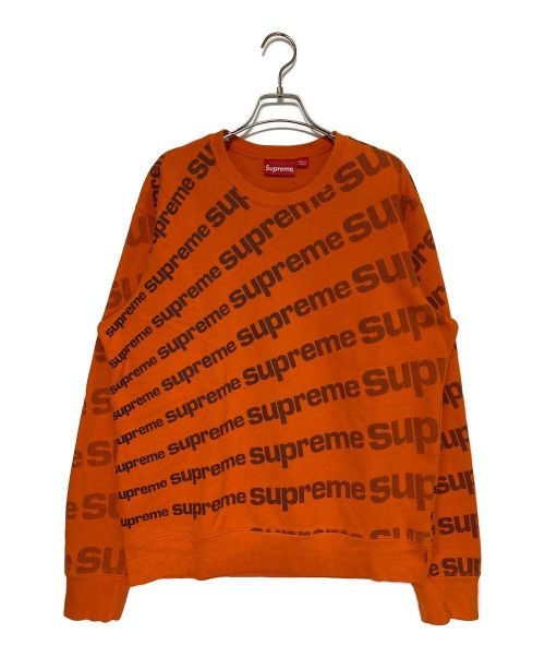 SUPREME（シュプリーム）SUPREME (シュプリーム) Radial Crewneck オレンジ サイズ:Mの古着・服飾アイテム