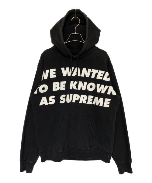 SUPREME（シュプリーム）SUPREME (シュプリーム) Know As Hooded Sweatshirts ブラック サイズ:Mの古着・服飾アイテム