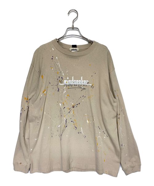 MINDSEEKER（マインドシーカー）MINDSEEKER (マインドシーカー) HAND PAINT & GRAFFITI L/S TEE ベージュ サイズ:-の古着・服飾アイテム