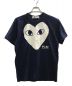 PLAY COMME des GARCONS（プレイ コムデギャルソン）の古着「プリントTシャツ」｜ネイビー