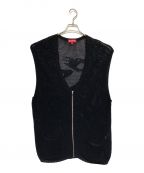 SUPREMEシュプリーム）の古着「Dragon Zip Up Sweater Vest」｜ブラック