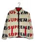 SUPREME（シュプリーム）の古着「Reversible Logo Fleece Jacket」｜ホワイト