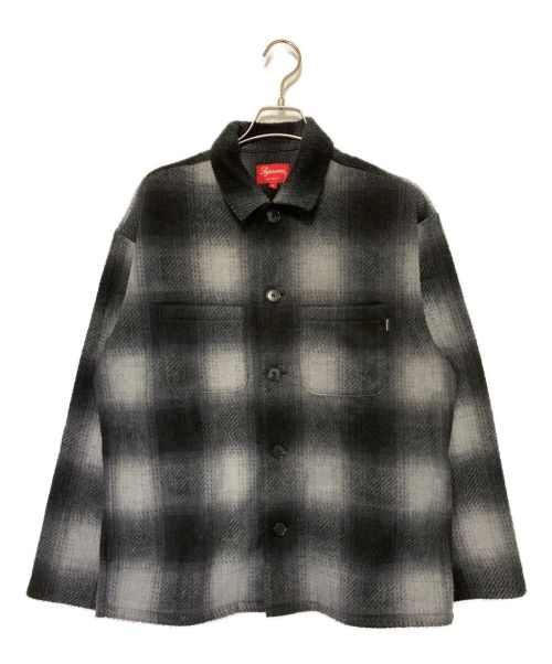 SUPREME（シュプリーム）SUPREME (シュプリーム) Shadow Plaid Fleece Shirt ブラック サイズ:Sの古着・服飾アイテム