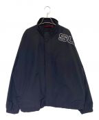SUPREMEシュプリーム）の古着「Spellout Embroidered Track Jacket」｜ブラック