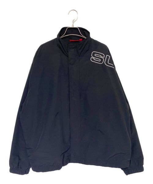 SUPREME（シュプリーム）SUPREME (シュプリーム) Spellout Embroidered Track Jacket ブラック サイズ:Lの古着・服飾アイテム