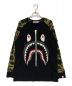 A BATHING APE（アベイシングエイプ）の古着「1st Camo Shark LS Tee 」｜ブラック