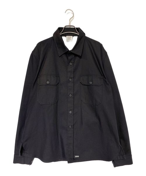 VETEMENTS（ヴェトモン）VETEMENTS (ヴェトモン) ワークシャツ ブラック サイズ:Sの古着・服飾アイテム