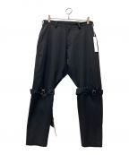 sulvamサルバム）の古着「Classic bandage pants」｜ブラック