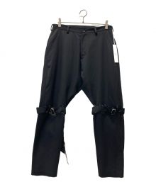 sulvam（サルバム）の古着「Classic bandage pants」｜ブラック