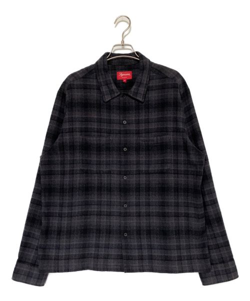 SUPREME（シュプリーム）SUPREME (シュプリーム) Plaid Flannel Shirt ブラック×グレー サイズ:Mの古着・服飾アイテム