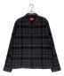 SUPREME（シュプリーム）の古着「Plaid Flannel Shirt」｜ブラック×グレー