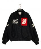 SUPREMEシュプリーム）の古着「Tourist Varsity Jacket」｜ブラック