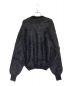 SAINT MICHAEL (セントマイケル) CREW NECK KNIT ブラック×ホワイト サイズ:L：64800円