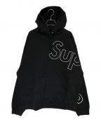 SUPREMEシュプリーム）の古着「Reflective Hooded Sweatshirt」｜ブラック