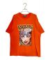 Hysteric Glamour（ヒステリックグラマー）の古着「VAMPIRELLA/CAUGHT DEMONS TEE」｜オレンジ