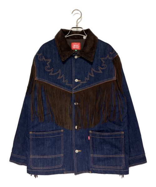 KENZO（ケンゾー）KENZO (ケンゾー) LEVI'S (リーバイス) FRINGE JACKET インディゴ サイズ:Sの古着・服飾アイテム