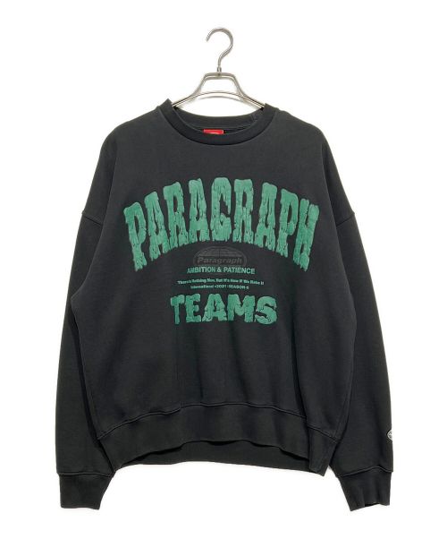 paragraph（パラグラフ）paragraph (パラグラフ) スウェット ブラック サイズ:2の古着・服飾アイテム