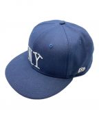 New Era×stussyニューエラ×ステューシー）の古着「NY CAP」｜ネイビー