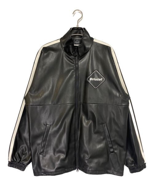 F.C.R.B.（エフシーアールビー）F.C.R.B. (エフシーアールビー) SYNTHETIC LEATHER BLOUSON ブラック サイズ:Lの古着・服飾アイテム