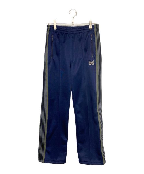 Needles（ニードルズ）Needles (ニードルズ) LHP (エルエイチピー) Exclusive Track Pant - Poly Smooth 1 ネイビー×グリーン サイズ:XSの古着・服飾アイテム