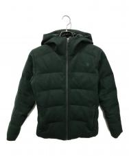 THE NORTH FACE (ザ ノース フェイス) ウールダウンジャケット グリーン サイズ:Ｓ