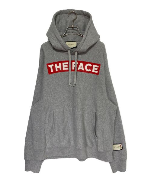 GUCCI（グッチ）GUCCI (グッチ) The Face HOODIE グレー サイズ:Mの古着・服飾アイテム