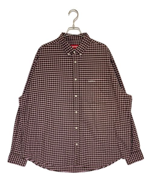 SUPREME（シュプリーム）SUPREME (シュプリーム) LOOSE FIT OXFORD SHIRT ブラウン サイズ:Lの古着・服飾アイテム