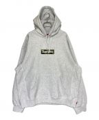 SUPREMEシュプリーム）の古着「Box Logo Hooded Sweatshirt」｜ライトグレー