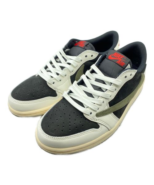 NIKE（ナイキ）NIKE (ナイキ) Travis Scott (トラヴィス スコット) AIR JORDAN 1 RETRO LOW OG SP アイボリー×ブラック サイズ:24.5cm（US6.5） 未使用品の古着・服飾アイテム