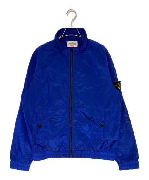 SUPREME（シュプリーム）SUPREME (シュプリーム) STONE ISLAND (ストーンアイランド) Nylon Metal Track Jacket ブルー サイズ:Lの古着・服飾アイテム