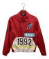 POLO RALPH LAUREN（ポロ・ラルフローレン）の古着「1992 Stadium Collestion Windbreaker Shell Jacket」｜レッド×ホワイト