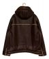 SUPREME (シュプリーム) Faux Shearling Hooded Jacket ブラウン サイズ:XL：42800円