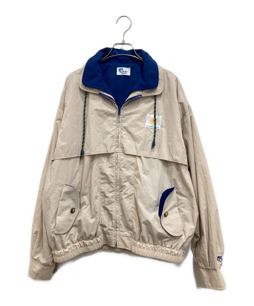 BOYS IN TOYLAND（ボーイズイントイランド）BOYS IN TOYLAND (ボーイズイントイランド) SUNSHINE ENERGY JACKET　ナイロンジャケット ベージュ サイズ:Lの古着・服飾アイテム