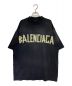 BALENCIAGA（バレンシアガ）の古着「Tape Type Medium Fit Tee」｜ブラック