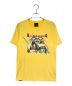 Hysteric Glamour（ヒステリックグラマー）の古着「ヒスガールプリントTシャツ」｜イエロー