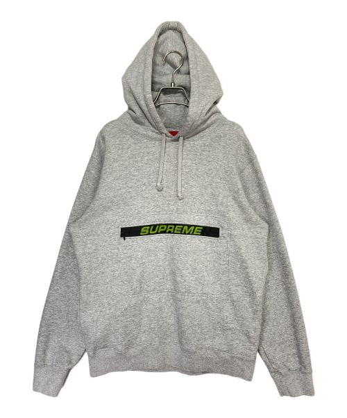 SUPREME（シュプリーム）SUPREME (シュプリーム) Zip Pouch Hooded Sweatshirt グレー サイズ:Mの古着・服飾アイテム