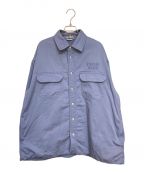 Diorディオール）の古着「COTTON OVERSHIRT」｜スカイブルー