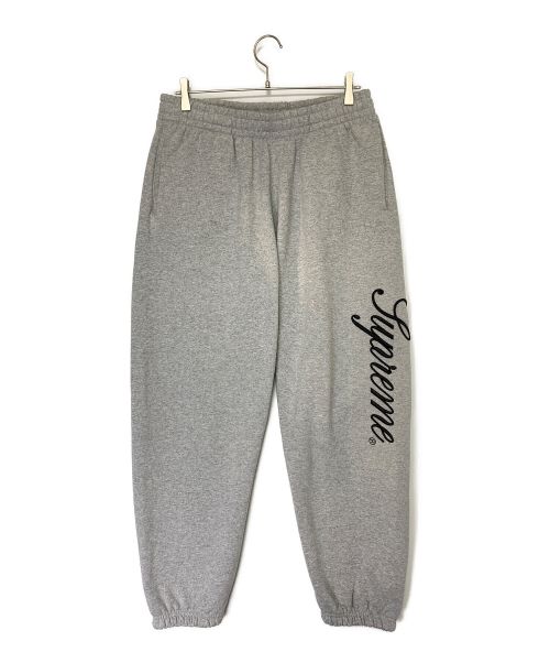 SUPREME（シュプリーム）SUPREME (シュプリーム) Raised Script Sweatpant グレー サイズ:Mの古着・服飾アイテム