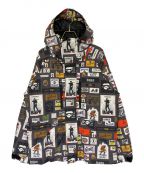 A BATHING APEアベイシングエイプ）の古着「MULTI LABEL HOODIE JACKET」｜ブラック