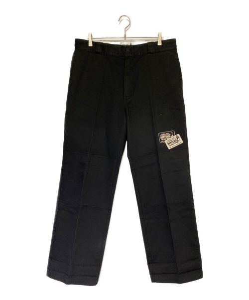 Hysteric Glamour（ヒステリックグラマー）Hysteric Glamour (ヒステリックグラマー) Dickies (ディッキーズ) ダブルニー ワークパンツ ブラック サイズ:36の古着・服飾アイテム