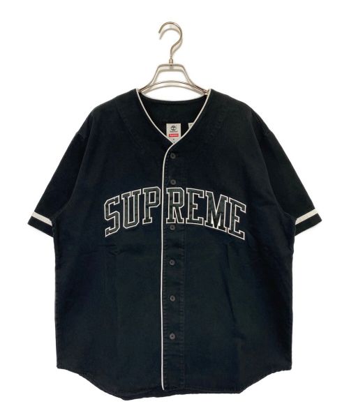 SUPREME（シュプリーム）SUPREME (シュプリーム) Timberland (ティンバーランド) Baseball Jersey ブラック サイズ:Mの古着・服飾アイテム