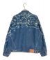 SUPREME (シュプリーム) shibori denim trucker jacket インディゴ サイズ:L：40000円