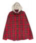 SUPREME（シュプリーム）の古着「Tartan Flannel Hooded Shirt」｜レッド