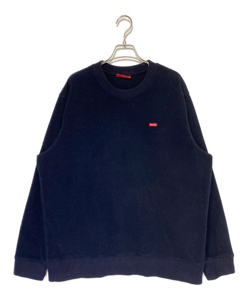 SUPREME（シュプリーム）SUPREME (シュプリーム) Polartec Small Box Crewneck Sweatshir ネイビー サイズ:XLの古着・服飾アイテム